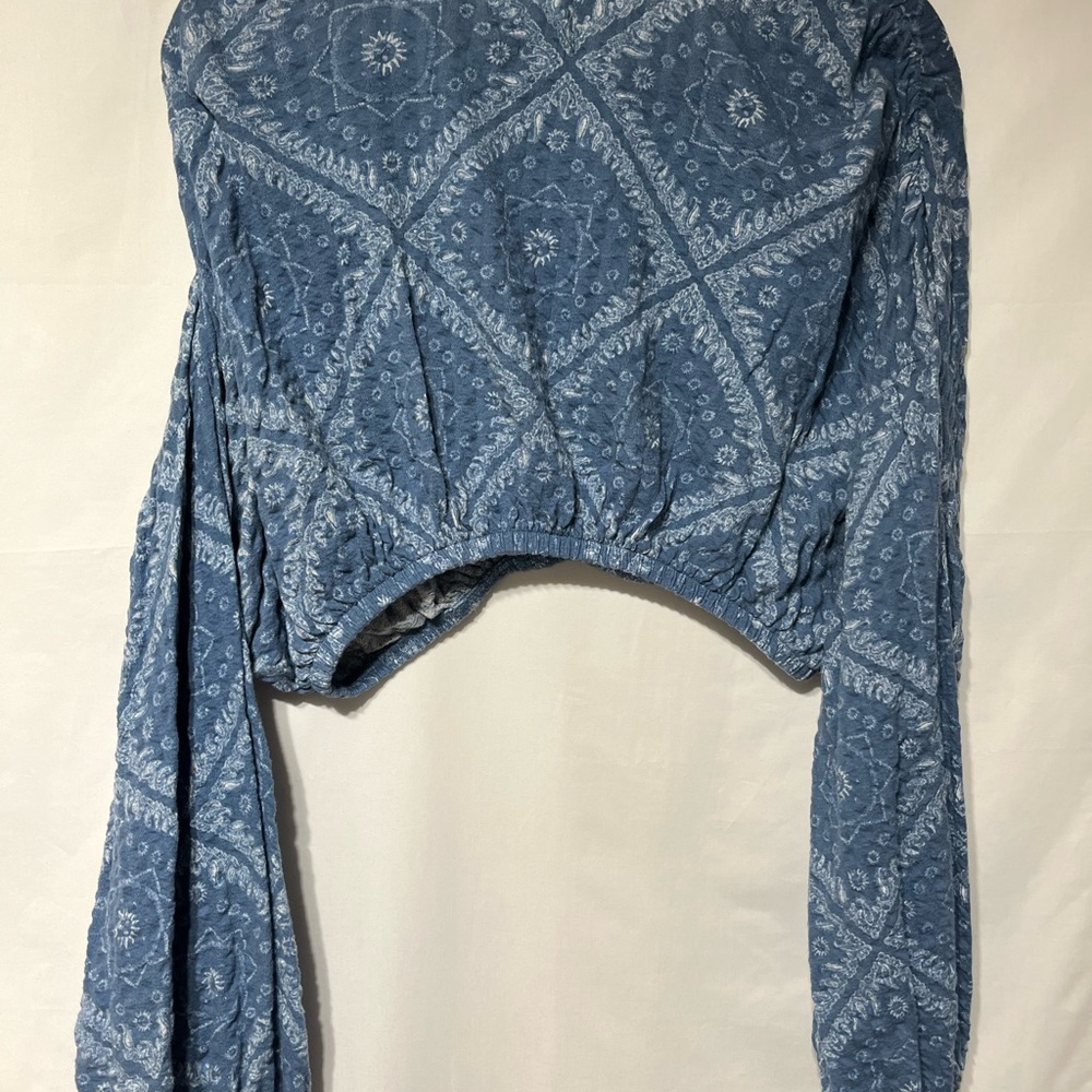 Urban Outfitters Blue Boho‎ Blouse - Picture 2 of 3